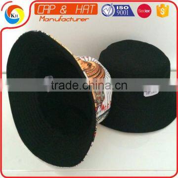 Printing Fisherman Hat And Double Side Reversable Bucket Hat