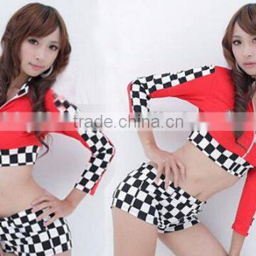 Sexy Show off Racing Queen Outfit Cosplay Costume Set photo-3