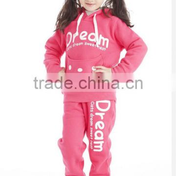 OEM high quality kids winter hoodies and pants