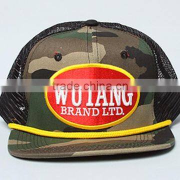 Custom Embroidery Logo 5 Panel With Rope Most Fashion Mesh Cap photo-2