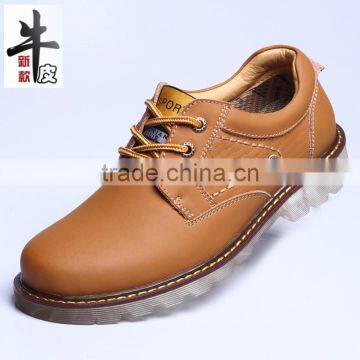 Transparent Soles Cow Genuine Leather Shoes Casual Fashion Have Sample for Men, Adult Business Casual Shoes Fashion High Quality photo-3