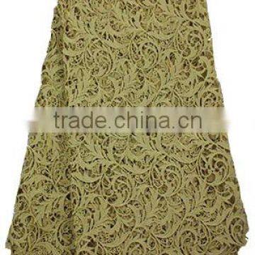 100% Cotton Textile Guipre Lace Fabric Embroidery African Lace Fabrics photo-6