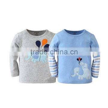 2014 baby clothing 100% cotton long t shirt baby