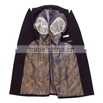 Men Coat Winter Wear Wool Fabric Double-Breasted photo-3