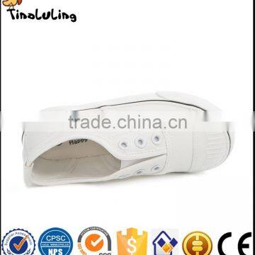 Kid's Fashion Classic Canvas Casual White Shoes for Children Wholesale photo-2