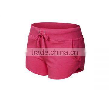 Cotton Fleece Gym Fitness Shorts Plain Bodybuilding Gym Shorts For Women photo-5