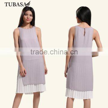 Fashion women dresses 2017 high quality chiffon dresses,girls casual beach wear,daily dresses