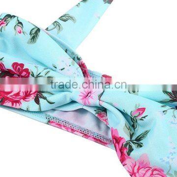 New Arrival Guangzhou Baby Gril Swimsuit Floral Baby Bikini Oneline Wholesale China photo-4