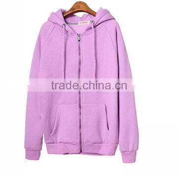 Popular Life Inside Brush Fleece Zipper Hoodie (CVC60/40) photo-5