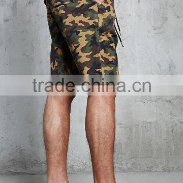 Wholesale Mens Drop Crotch Sweat Shorts Mens Casual Camouflage Shorts photo-4