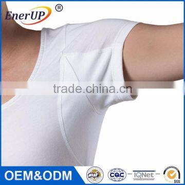 Free sample Men clothing Anti sweat underarm padded shirts