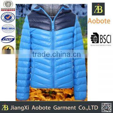 2015 Casual Style Men Clothing Long Sleeves New Arrival Hot Selling Down Jacket