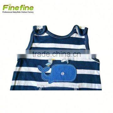 Kids Wear Long-Sleeved Hot Sale 100% Cotton Baby Romper photo-3