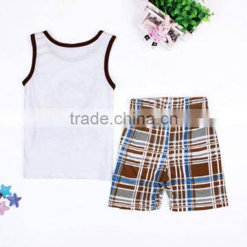 S16040A Wholesale Bamboo Cotton Baby Children Pajamas photo-2