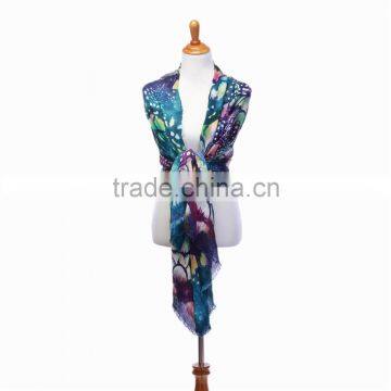 ROYAL PEACOCK SCARF photo-3