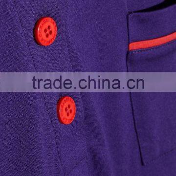 2017 Summer Collection Cotton and Modal Blend Women Pajamas Sleepwear Set With Coral Piped Trims photo-4