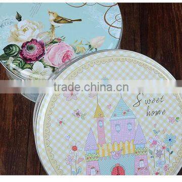 REDHILL Shallow Round Tin Cans Small Round Metal Container Tin photo-3