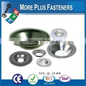 Made in Taiwan Steel Countersunk Stainless Steel Brass Steel Countersunk Finishing Washer