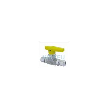 stainless steel high pressure ferrule type ball valve