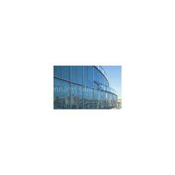 Curved Laminated Insulated Glass 19mm 20mm 25mm For Curtain Wall