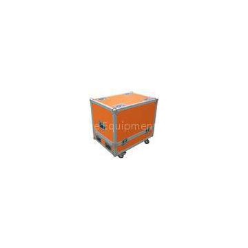 Orange 12U Flight Case Hardware Plastic Cases For DJ Mixer Case