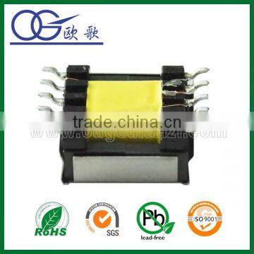 EFD15 SMD pin5+5 transformer with Iron cover EMI transformer,24V 12V 5V led transformer