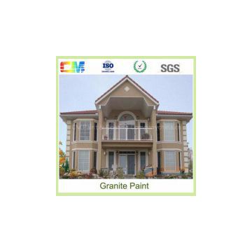 Best quality stain resistance waterproof granite paint for exterior coating