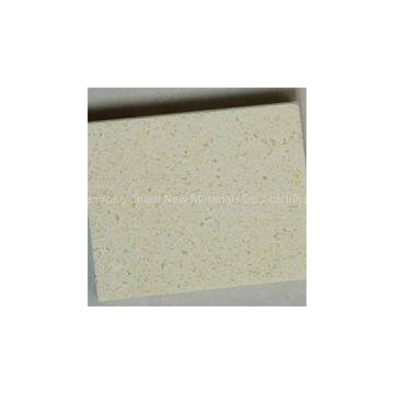 Artificial Beige Quartz Stone Slab