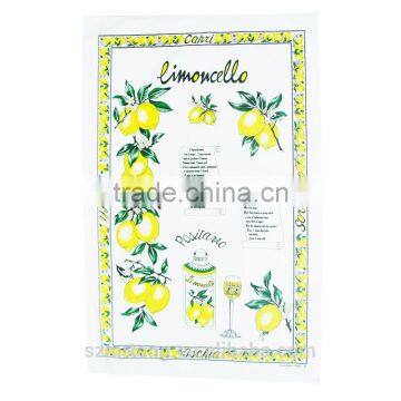 100% cotton high quality health print kitchen towel and tea towel