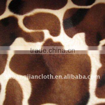 100% Polyester Printed Short Pile Fabric