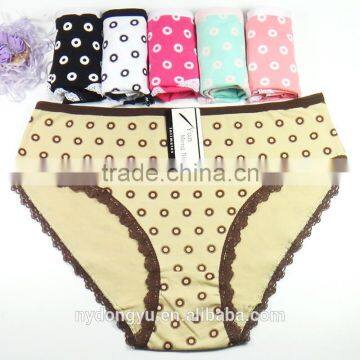 sunflower white blue red cotton brief panties/yje wholesale plus size sexy cotton breathable underwea panties/mulit color