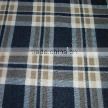 Flannel printed fabric