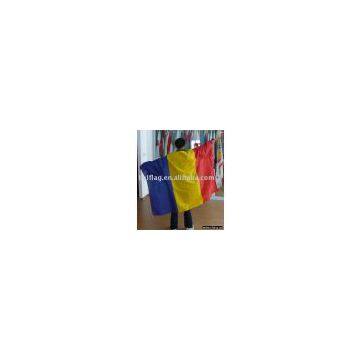 poncho flags, manteau flags, cheer flags