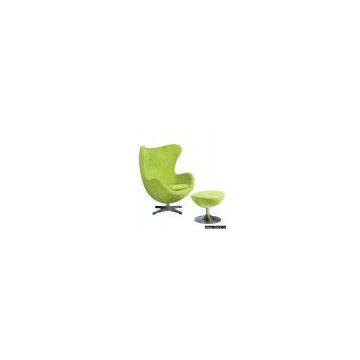 Fabric Egg Chair with Footstool (NH567 & NH290)