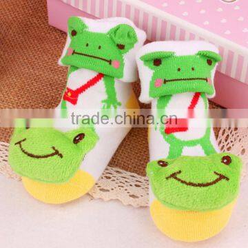 Autumn And Winter New Fashion Infant Socks Cotton And Polyester Baby Socks With Bell Toddle Wear Wholesale