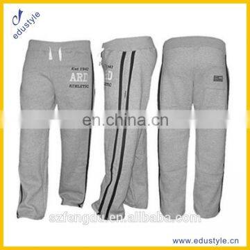 Fleece Joggers Track Suit Bottom Jogging Trousers Exercise Fitness Boxing MMA Gym Sweat Fleece Trousers Cotton Fleece BLUE-DARK photo-5