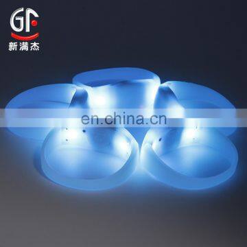 2017 Customised Logo Promotion Lighting Remote Control DMX 512 Led Bracelet photo-3