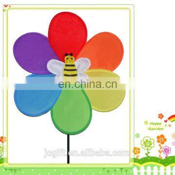 Beautiful Flower Design Plastic Novelty Windmill for Kid photo-4