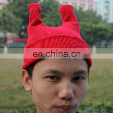 customized embroider knitted hat