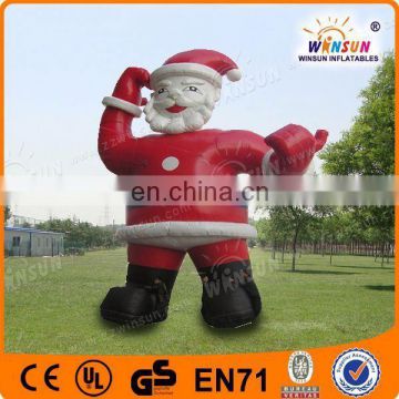 warmly welcomed inflatable christmas man