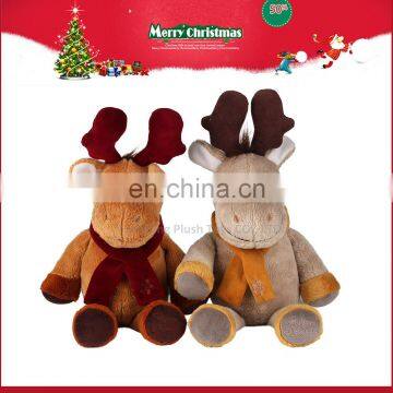 2016 New stuffed deer animal toys plush christmas deer toys