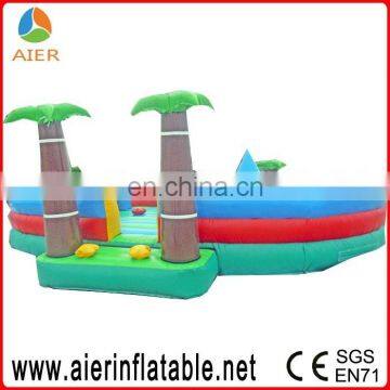 Residential baby playing inflatable bouncy house for toddlers