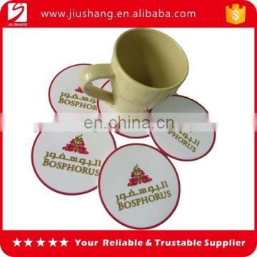 Personalised cheap round pvc drink coasters with factory direct supply