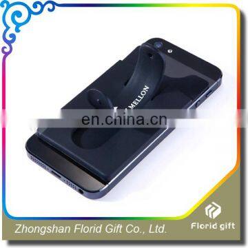 Cheap Branding Silicone Credit Card Holder Wallet With Stick photo-2