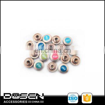 Cute Colorful Painted copper shoe button