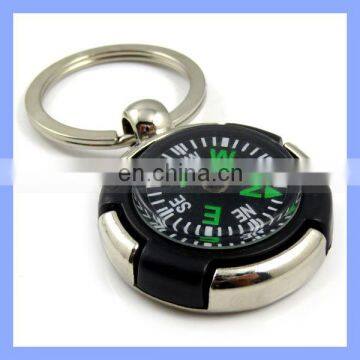 Outdoor keychain compass circle hanging buckle portable compass