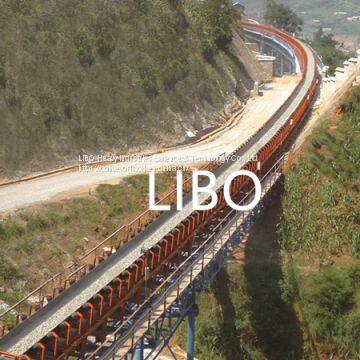long distance belt conveyor pipe conveyor custom conveyor