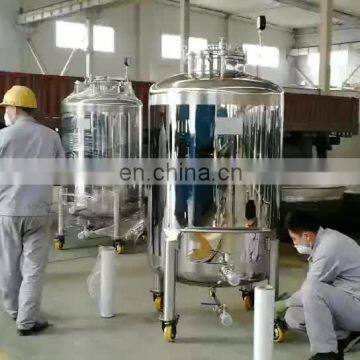 High quality stainless steel fermentation tank with best aftersale service / fermentation tank temperature control