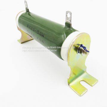 Ceramic Tube Wire Wound Resistor 200W Shunt Wire Wound Power Resistor With Bracket photo-3