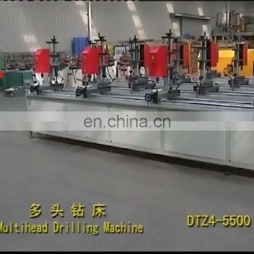 aluminum hole drilling 4 head multiple spindle head